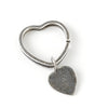 Tiffany Vintage Silver 925 Heart Key Ring Keychain Charm