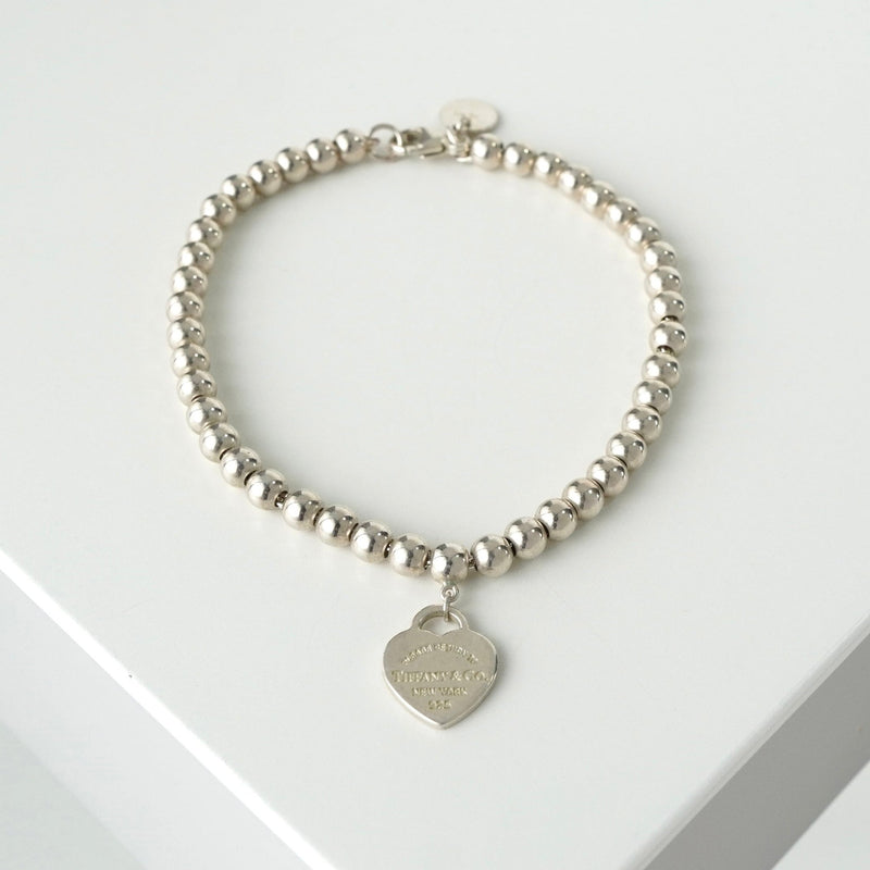 ティファニー リターントゥ ハートタグ ボールチェーン シルバー925 ブレスレット - NEWSED