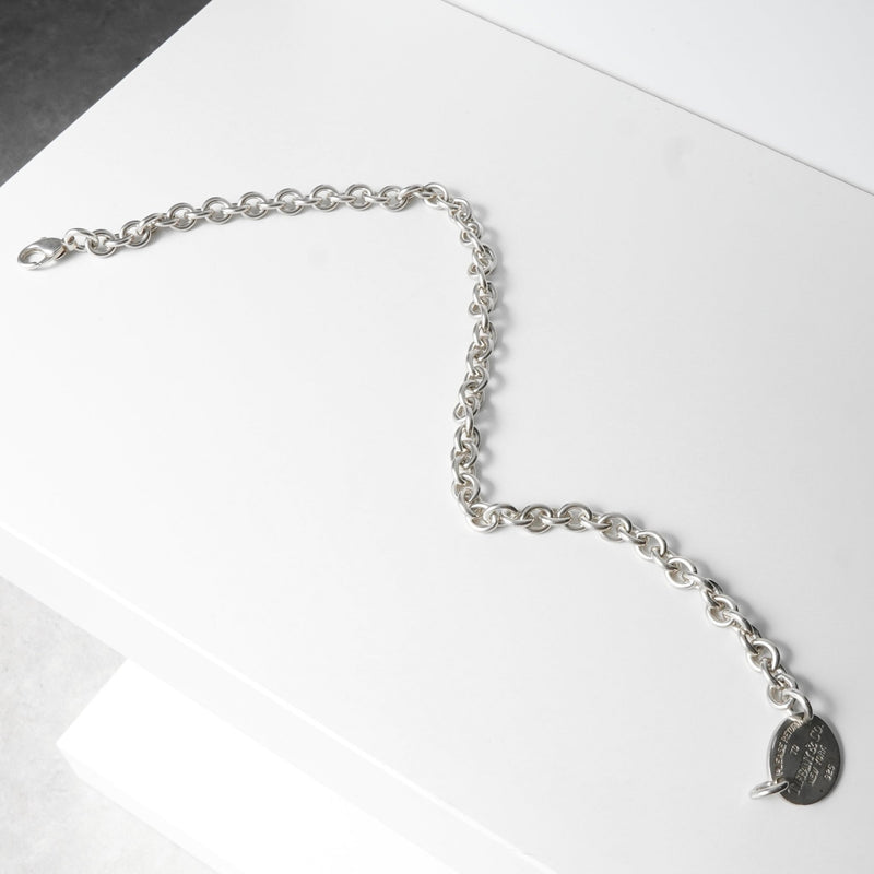 ティファニー リターントゥティファニー オーバルタグ シルバー925 ネックレス チョーカー - NEWSED