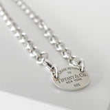 ティファニー リターン トゥ ティファニー オーバルタブ シルバー925 チェーン ネックレス チョーカー - NEWSED