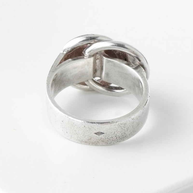 エルメス ヴィンテージ ドゥザノー シルバー925 リング 指輪 サイズ48 / 8号 箱付き - NEWSED