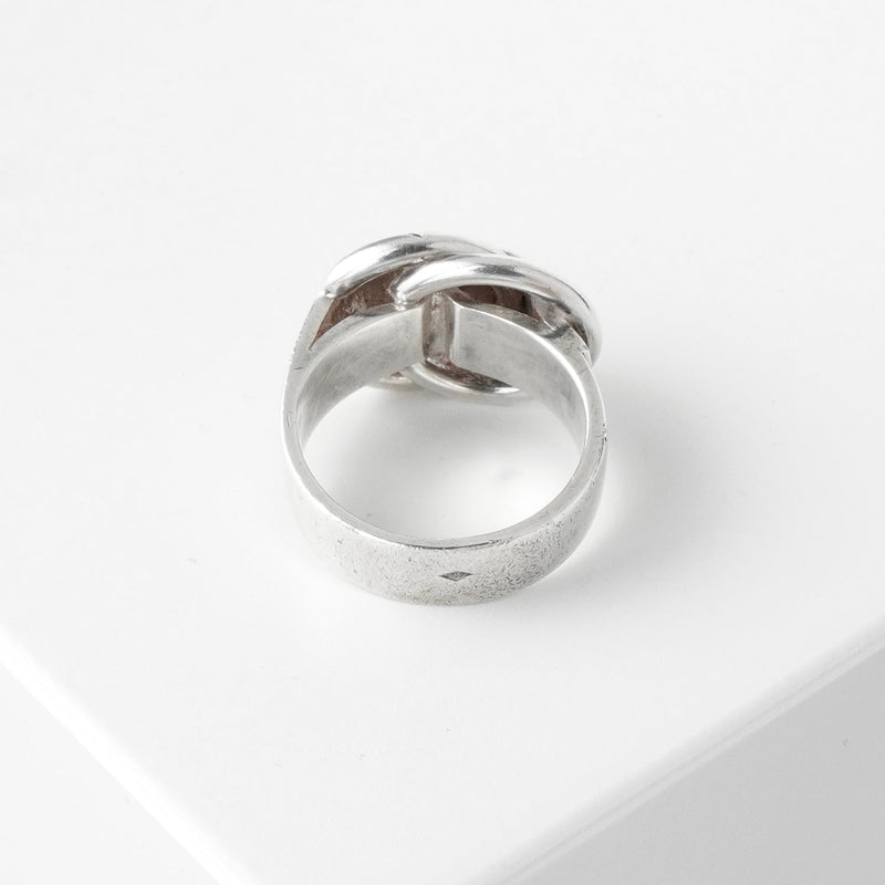 エルメス ヴィンテージ ドゥザノー シルバー925 リング 指輪 サイズ48 / 8号 箱付き - NEWSED