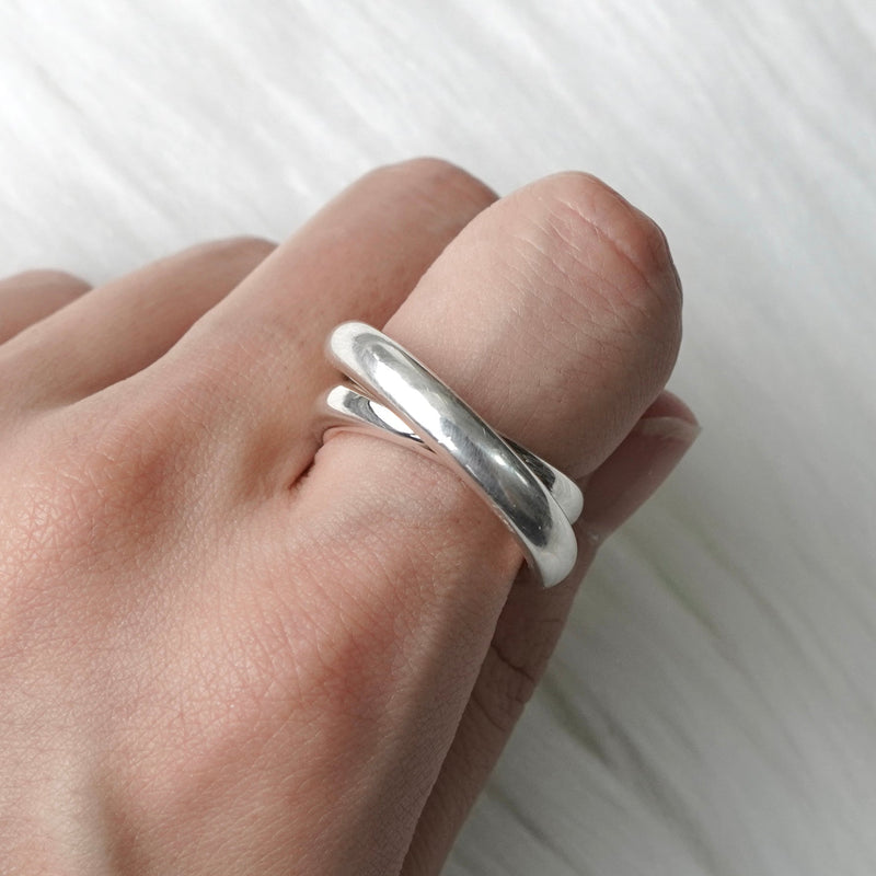 エルメス ヴェルティージュ シルバー925 リング 指輪 - NEWSED