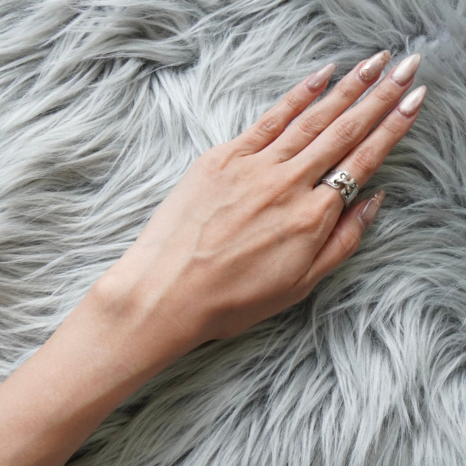 エルメス ヴィンテージ メキシコ コルセット シルバー925 指輪 リング