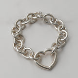 ティファニー ハートリンク シルバー925 チェーン ブレスレット - NEWSED