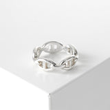 エルメス アンシェネ シェーヌダンクル シルバー925 指輪 リング 55サイズ - NEWSED