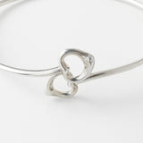ティファニー ダブルオープンハート シルバー925 バングル - NEWSED