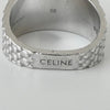 Celine Triomphe Silver 925 Ring Size 58 / 16.5