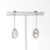 Hermes Ancienne Chaine d'Ancre 925 纯银环形耳环
