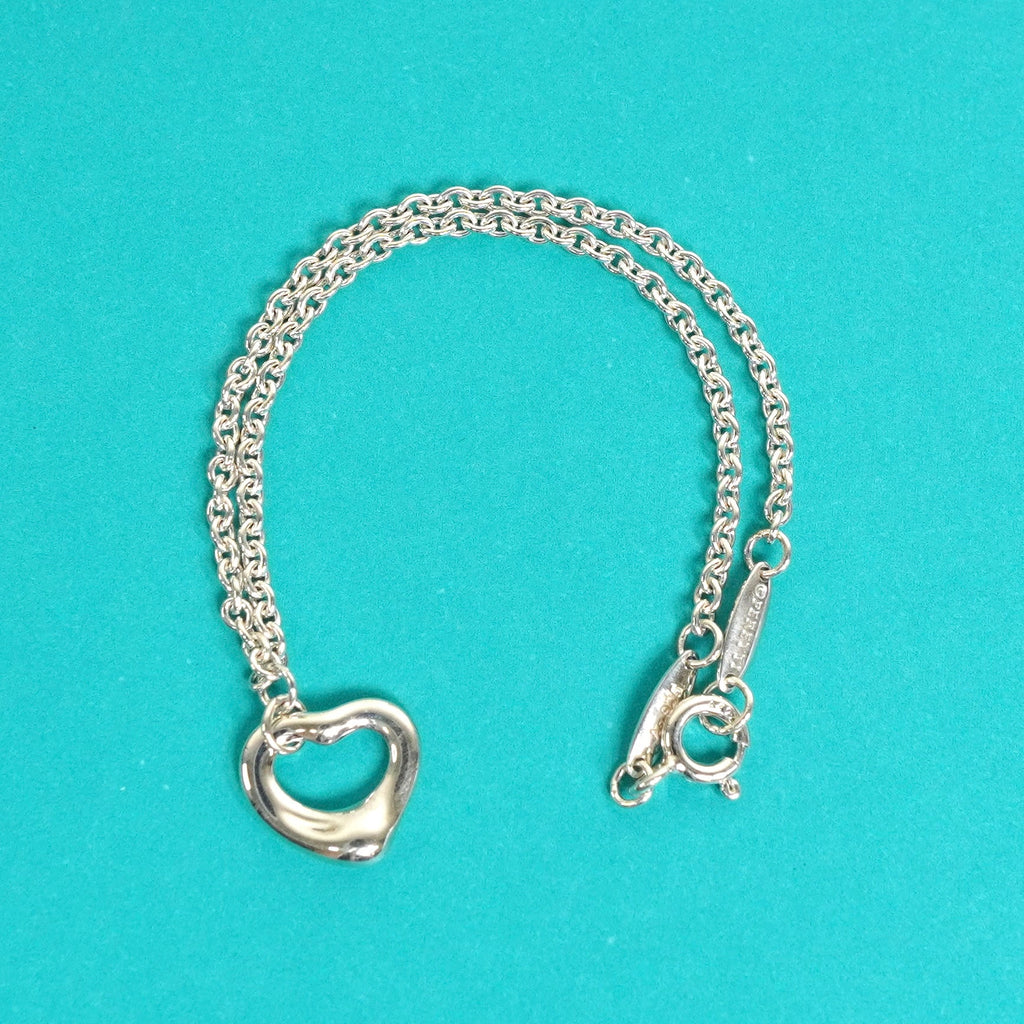 ティファニー オープンハート ブレスレット 925 新品磨き済