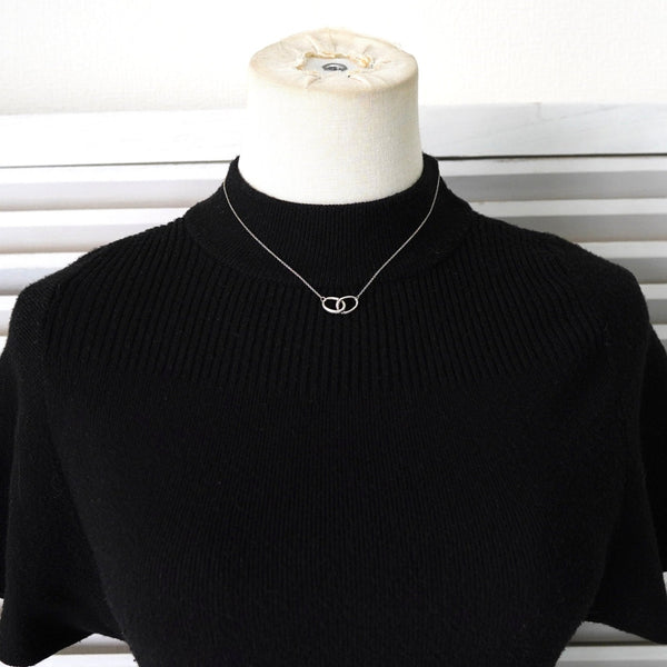 ティファニー エルサペレッティ ダブルループ シルバー925 ネックレス - NEWSED
