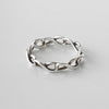 Tiffany Infinity Silver 925 Ring, Size 7