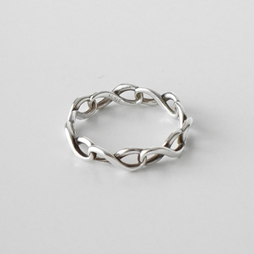 Tiffany Infinity Silver 925 Ring, Size 7