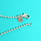 ティファニー リターントゥハート ボールチェーンネックレス シルバー925 新品磨き済 - NEWSED