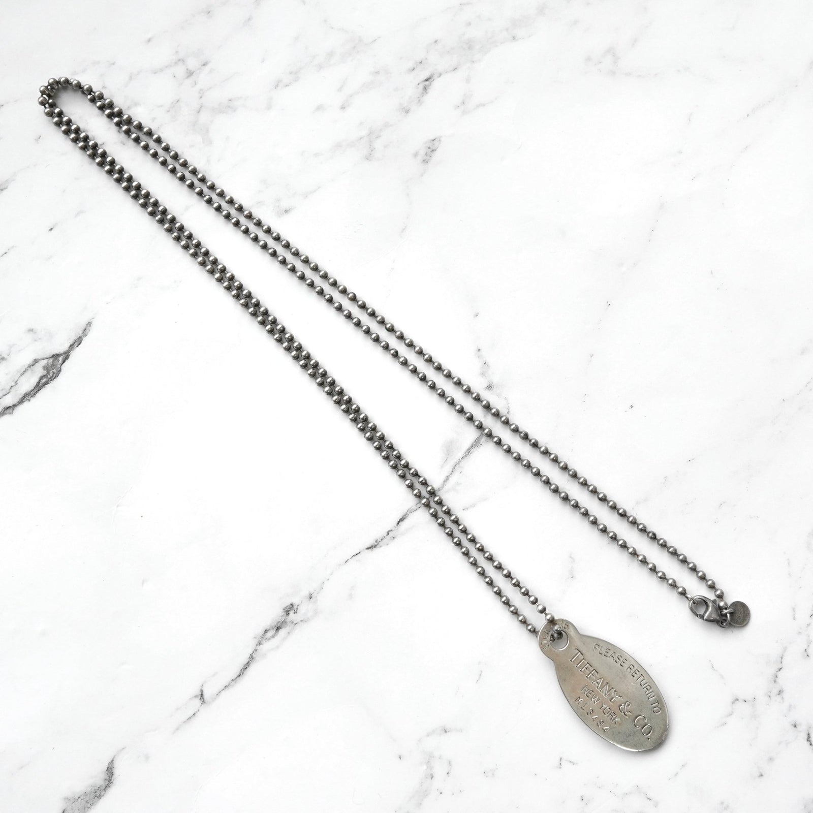 ティファニーネックレス リターントゥ オーバル tiffany シルバー925