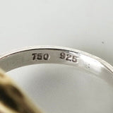 ティファニー ダブルハート シルバー925 ゴールド750 指輪 リング 10号 - NEWSED