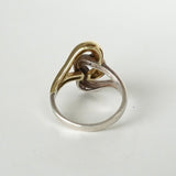 ティファニー ダブルハート シルバー925 ゴールド750 指輪 リング 10号 - NEWSED