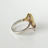 ティファニー ダブルハート シルバー925 ゴールド750 指輪 リング 10号 - NEWSED