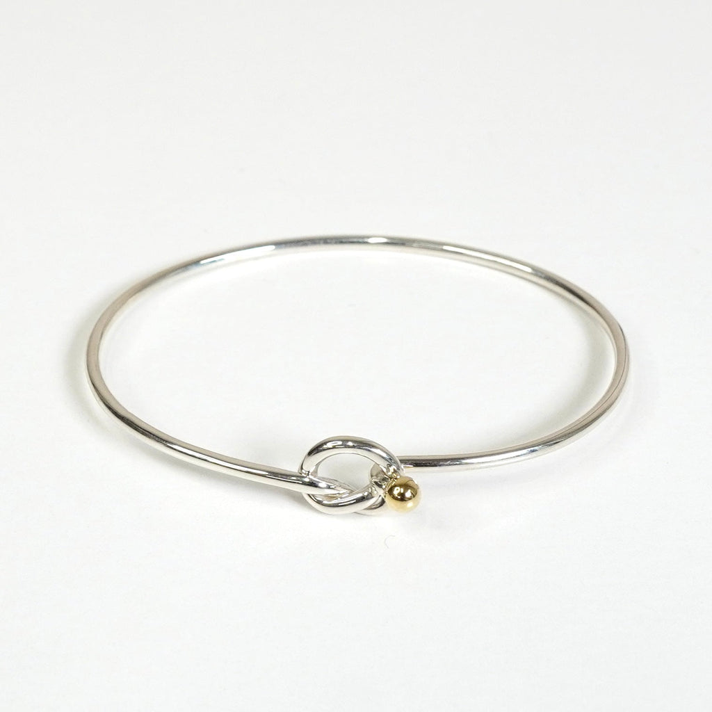 ティファニー ラブノット シルバー925 / 750 バングル