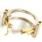 ティファニー アクシスフープ 925 × 750 コンビ ピアス シルバー925 K18 18金 ゴールド - NEWSED