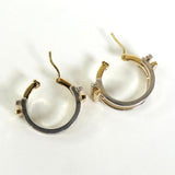 ティファニー アクシスフープ 925 × 750 コンビ ピアス シルバー925 K18 18金 ゴールド - NEWSED