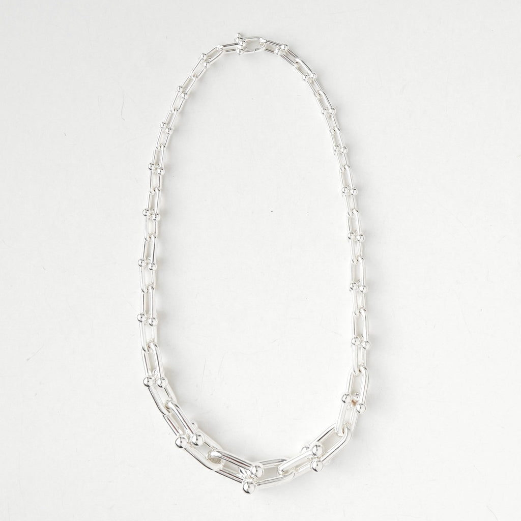 ティファニー ハードウェア グラジュエイテッドリンク ネックレス シルバー925