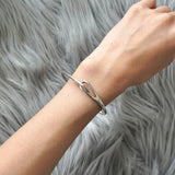 ティファニー ダブルループ シルバー925 バングル ブレスレット シルバー - NEWSED