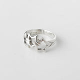 ティファニー トリプルスター シルバー925 指輪 リング 8号 - NEWSED