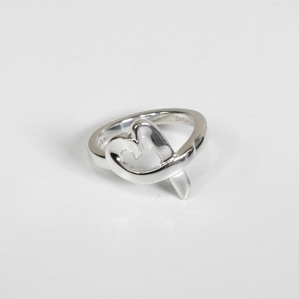 ティファニー エルサ・ペレッティ ラビングハート 指輪 リング シルバー925 8号