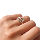 ティファニー オープンウェーブ シルバー925 指輪 リング 8号 - NEWSED