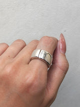 シャネル ロゴ リング 925 シルバー 8号 - NEWSED