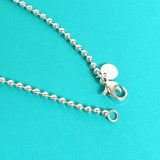 ティファニー リターントゥハート ボールチェーンネックレス シルバー925 新品磨き済 - NEWSED