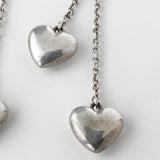 ティファニー ダブルドロップハート シルバー925 ピアス - NEWSED