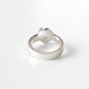 Gucci heart ring, sterling silver, size 8.5