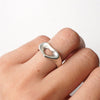 Tiffany Elsa Peretti heart motif silver 925 ring size 8.5