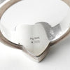 Gucci heart ring, sterling silver, size 8.5