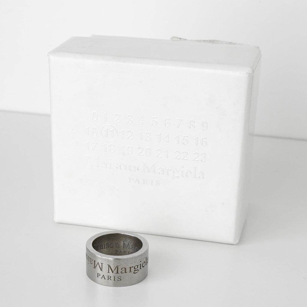 Maison Margiela logo inverted silver 925 ring size 8.5 with box