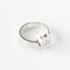 Gucci heart ring, sterling silver, size 8.5