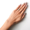 Tiffany Elsa Peretti heart motif silver 925 ring size 8.5