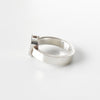 Gucci heart ring, sterling silver, size 8.5