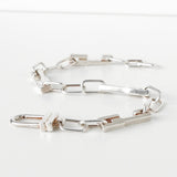 グッチ シルバー925 チェーン ブレスレット - NEWSED