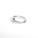 ティファニー エルサ・ペレッティ オープンハート 指輪 リング シルバー925 9号 新品仕上げ - NEWSED