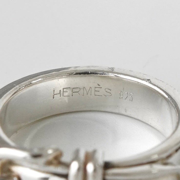 エルメス ヴィンテージ サンチュール シルバー925 指輪 リング 9号 - NEWSED