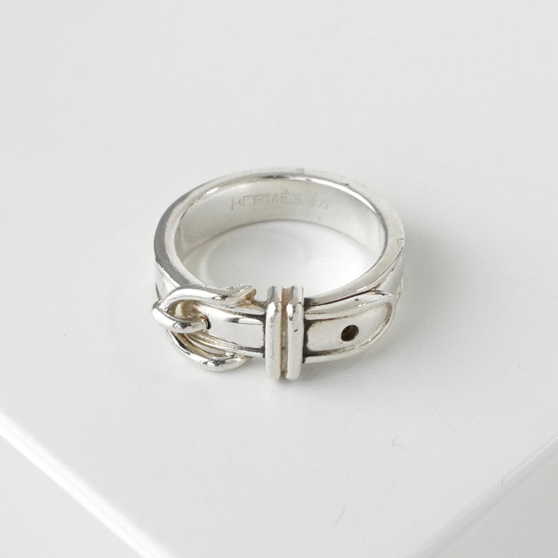 エルメス ヴィンテージ サンチュール シルバー925 指輪 リング 9号 - NEWSED