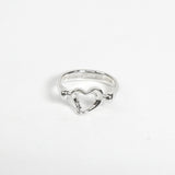 ティファニー エルサ・ペレッティ オープンハート 指輪 リング シルバー925 9号 新品仕上げ - NEWSED