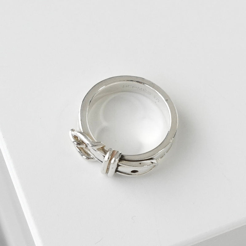 エルメス ヴィンテージ サンチュール シルバー925 指輪 リング 9号 - NEWSED