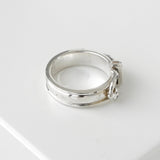 エルメス ヴィンテージ サンチュール シルバー925 指輪 リング 9号 - NEWSED