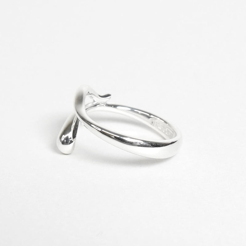 ティファニー フリーフォーム ティアドロップ リング 指輪 シルバー925 9号 新品磨き済 - NEWSED