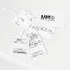 MM6 Maison Margiela 徽标 925 银手镯，未使用，带标签