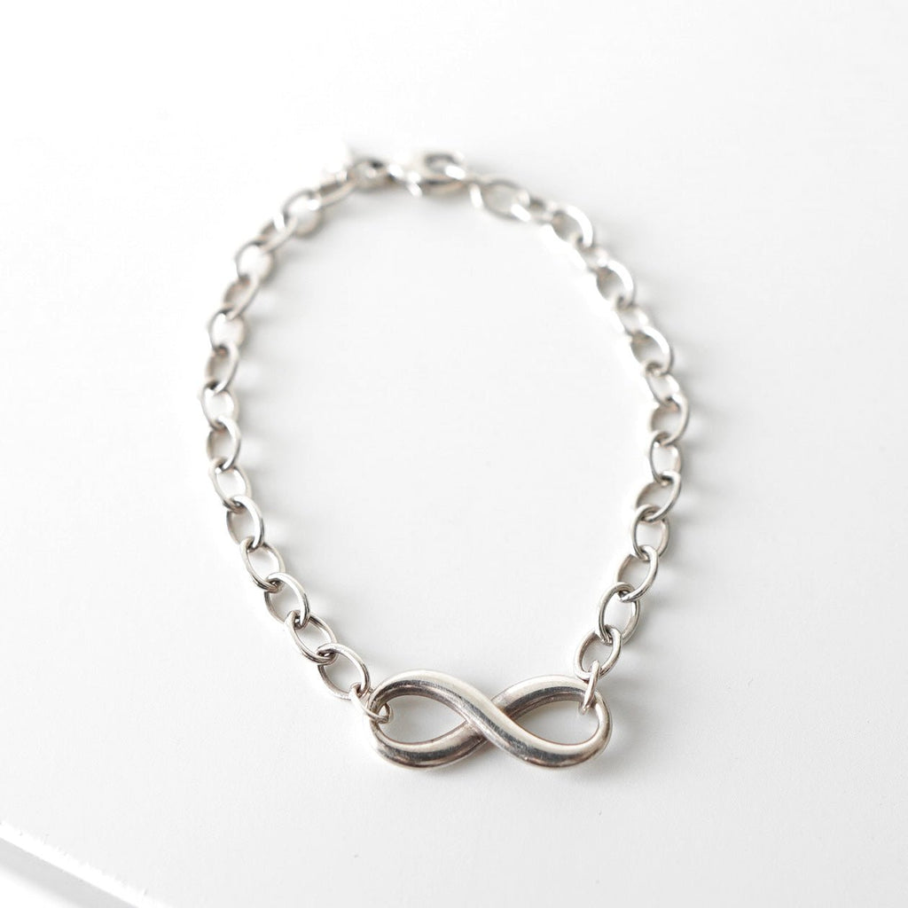 Tiffany Infinity Silver 925 Chain Bracelet